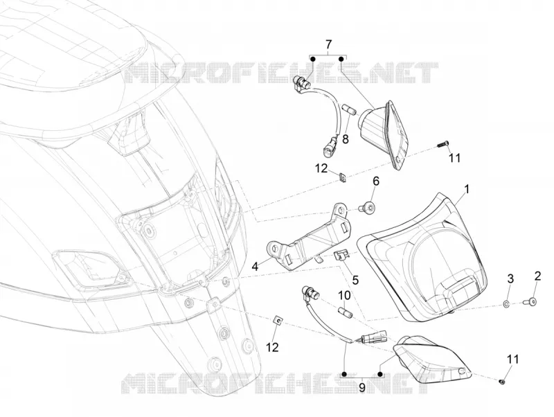 ACHTERLICHT - KNIPPERLICHT
