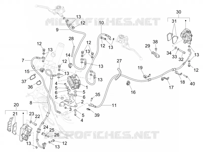 Remleidingen - Remzadel (ABS)
