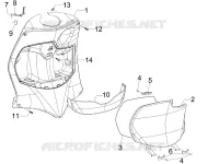 Voorste koffer - Tegenbeschermingsplaat