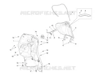 Voorste koffer - Tegenbeschermingsplaat