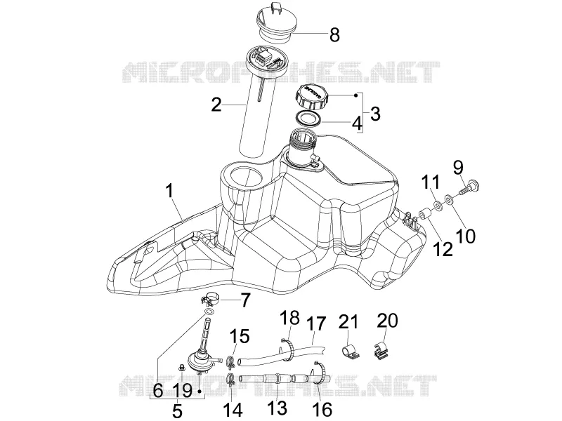 Brandstoftank