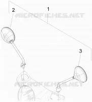 Achteruitkijkspiegel/s