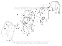 Voorste koffer - Tegenbeschermingsplaat