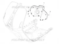 Voorste koffer - Tegenbeschermingsplaat