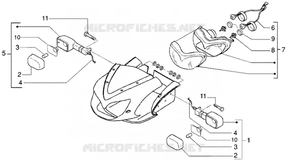 Headlamp - turn signal lamps