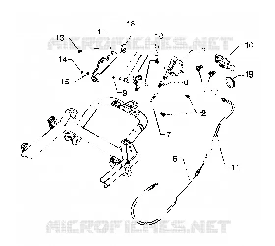 Saddle unlock control
