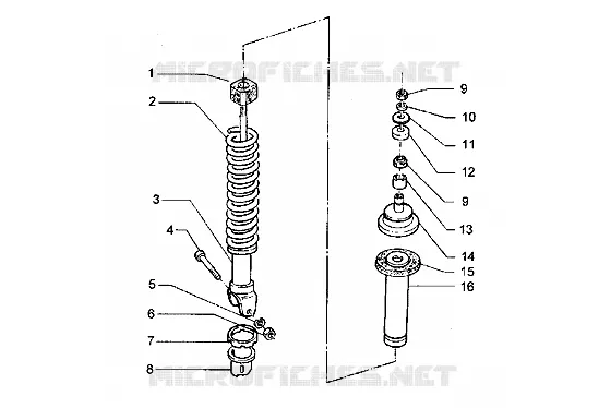 Rear shock absorber