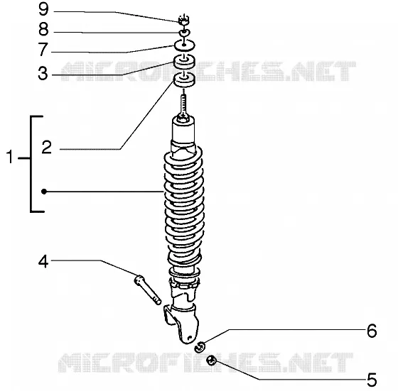 Rear shock absorber