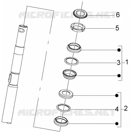 Steering bearing ball tracks