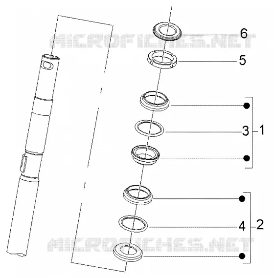 Steering bearing ball tracks