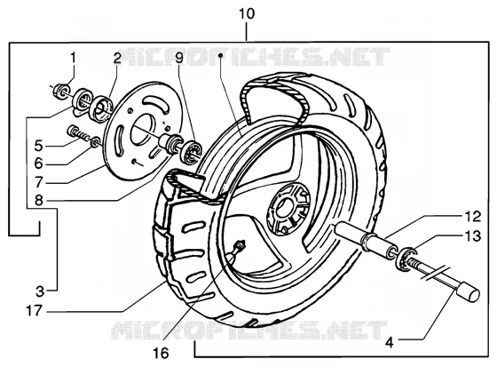 Front wheel