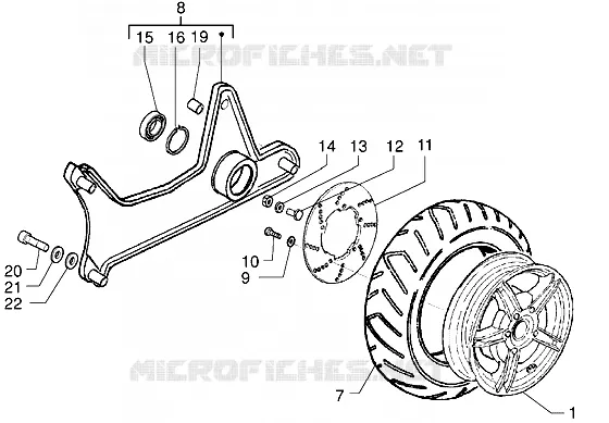Rear wheel