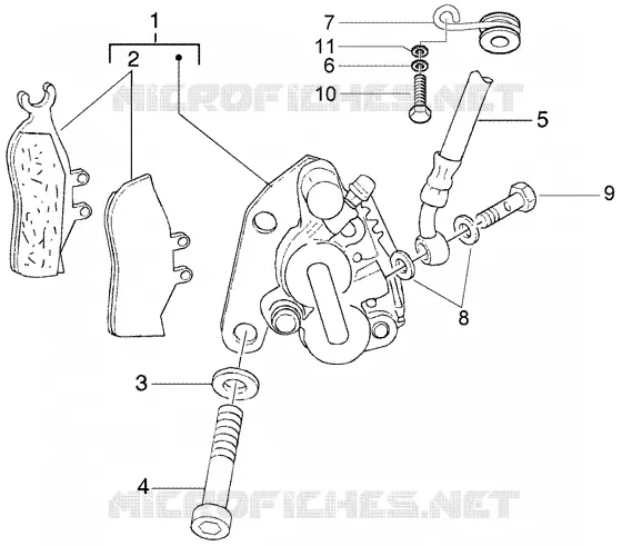 Front brake caliper