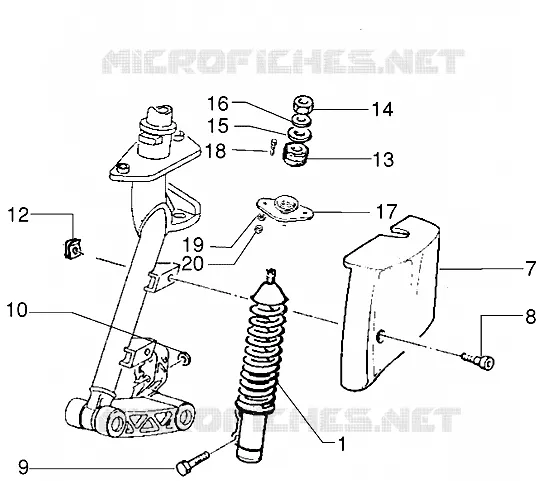 Front shock absorber