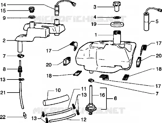 Fuel tank-Oil tank