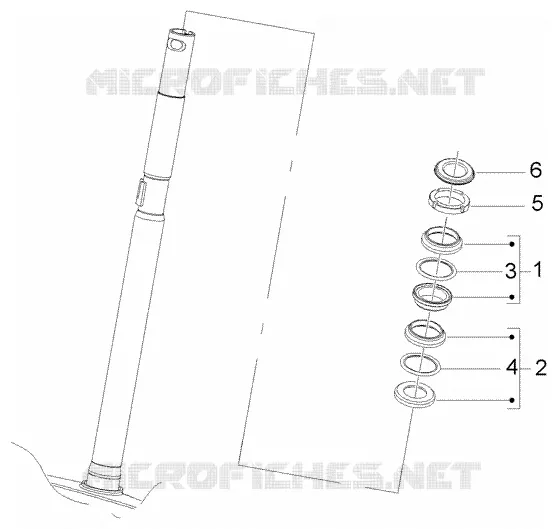 Steering bearing ball tracks
