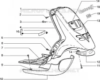 Front shield-Footboard-Spoiler