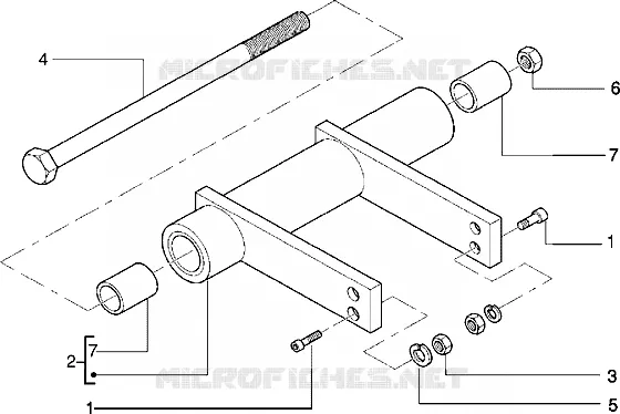 Swinging arm