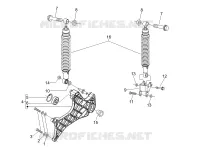 Ophanging achteraan - Schokdemper/s