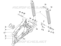 Ophanging achteraan - Schokdemper/s