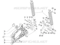 Ophanging achteraan - Schokdemper/s
