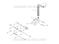 Ophanging achteraan - Schokdemper/s