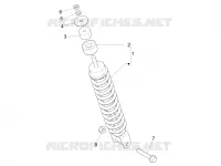 Ophanging achteraan - Schokdemper/s