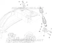 Ophanging achteraan - Schokdemper/s