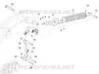 Ophanging achteraan - Schokdemper/s