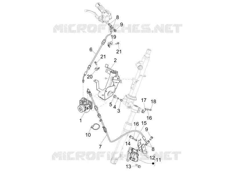 Remleidingen - Remzadel (ABS)